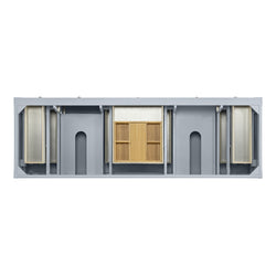 James Martin Breckenridge 72" Double Vanity w/ 3 CM Countertop