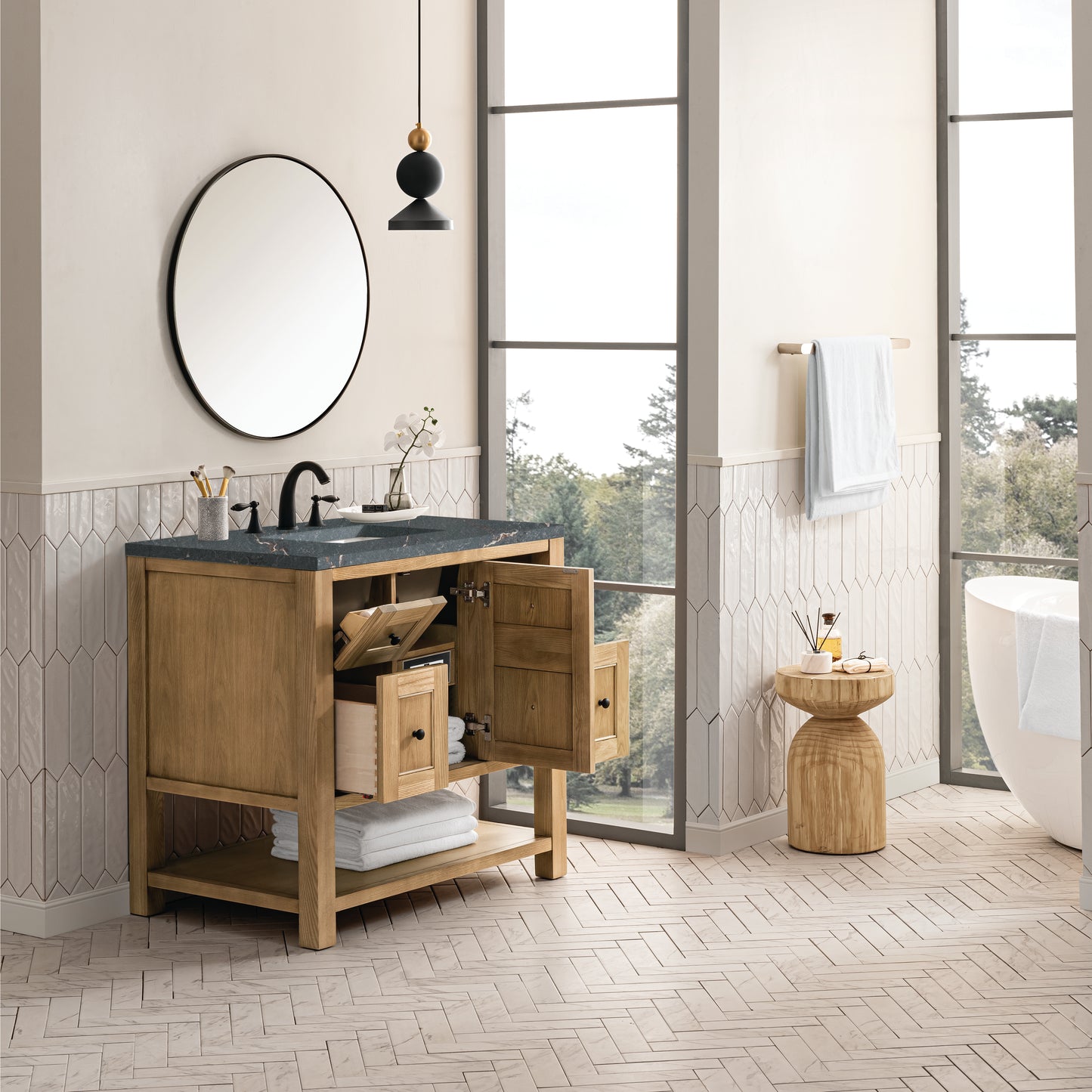 James Martin Breckenridge 36" Single Vanity w/ 3CM Countertop