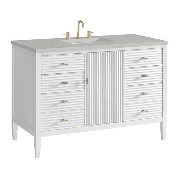 James Martin 48" Myrrin Vanity, W/ 3CM Top