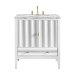 James Martin Myrrin 30" Single Vanity with 3 CM Countertop