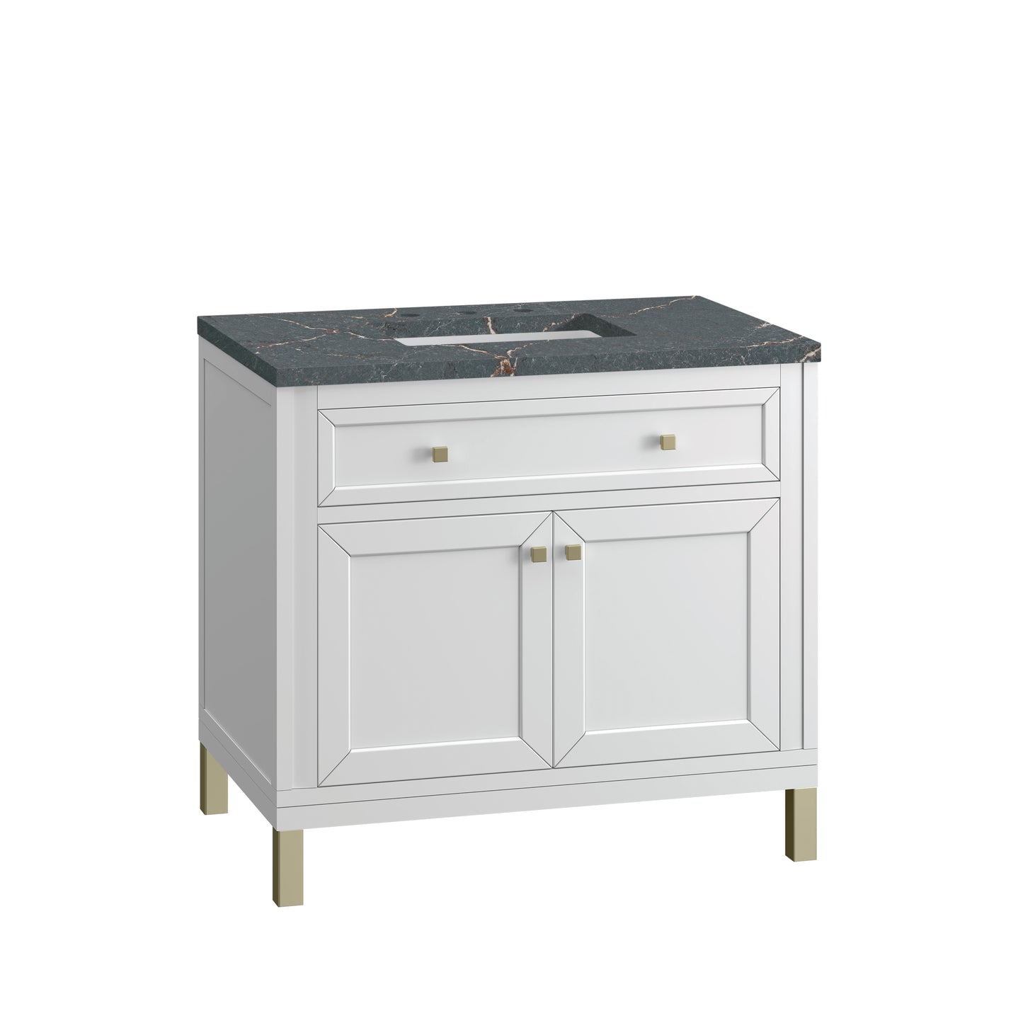 James Martin Chicago 36" Single Vanity with 3 CM Countertop