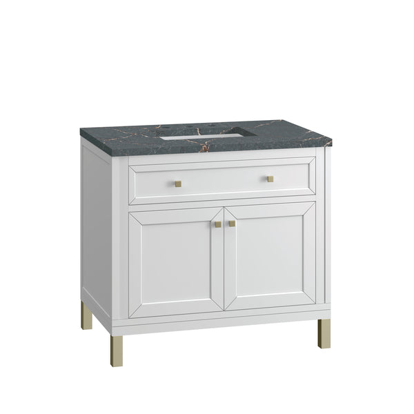 James Martin Chicago 36" Single Vanity with 3 CM Countertop