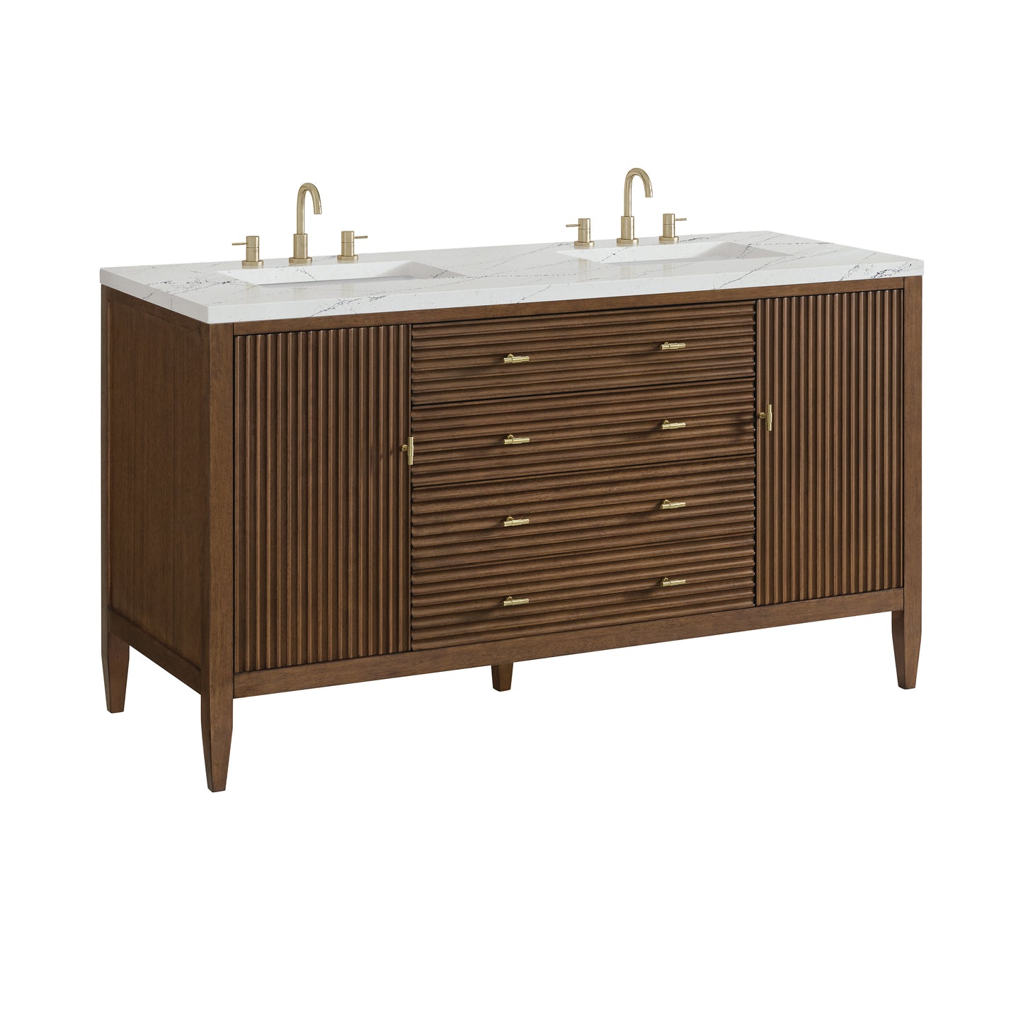 James Martin Myrrin 60" Double Vanity with 3 CM Countertop
