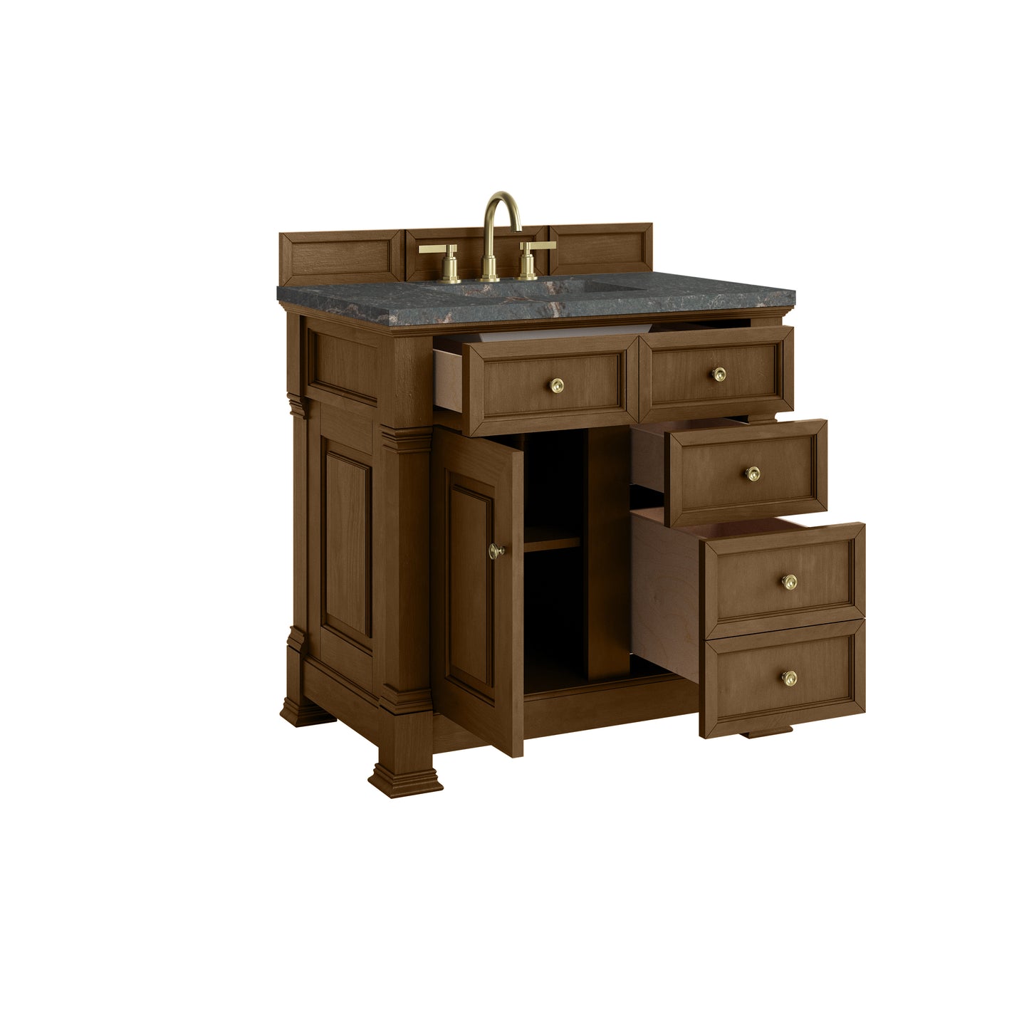 James Martin Brookfield 36" Single Vanity with 3 CM Countertop - Luxe Bathroom Vanities