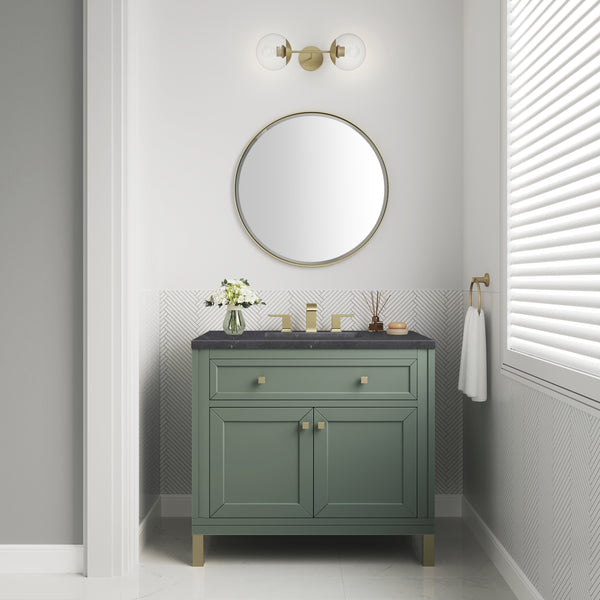 James Martin Chicago 36" Single Vanity with 3 CM Countertop