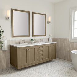 James Martin Chicago 72" Double Vanity with 3 CM Countertop