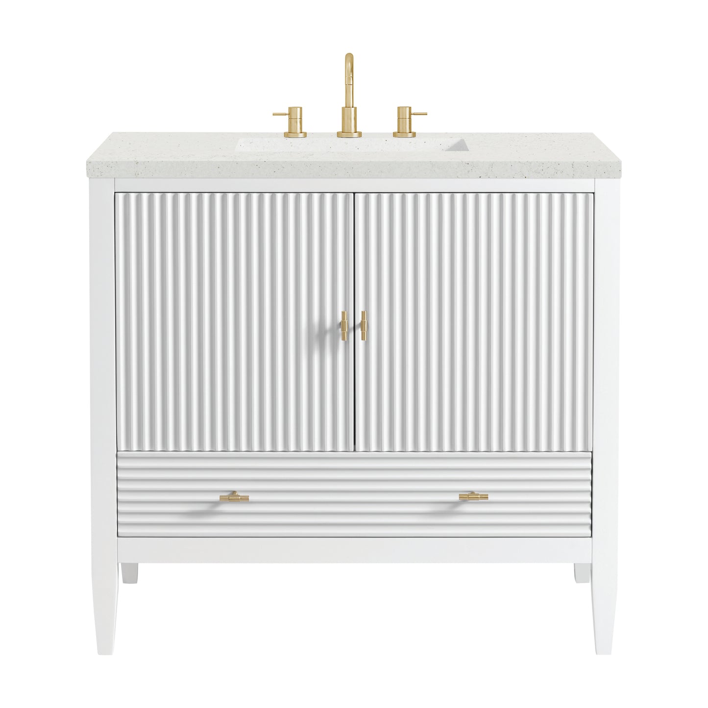James Martin Myrrin 36" Single Vanity with 3 CM Countertop
