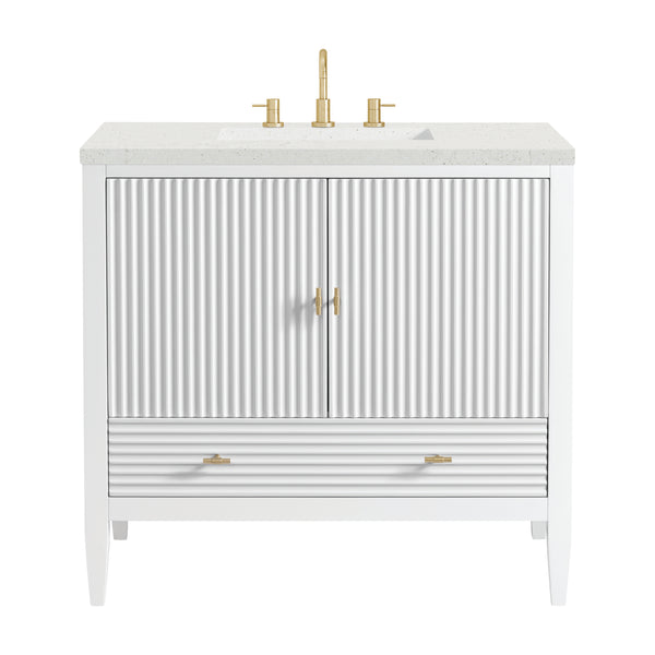 James Martin Myrrin 36" Single Vanity with 3 CM Countertop