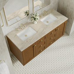 James Martin Laurent 60" Double Vanity with 3 CM Countertop