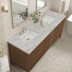 James Martin Myrrin 72" Double Vanity with 3 CM Countertop