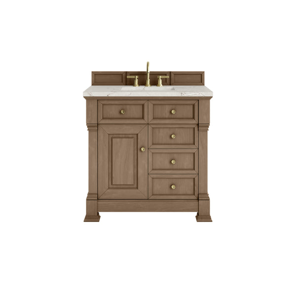 James Martin Brookfield 36" Single Vanity with 3 CM Countertop - Luxe Bathroom Vanities