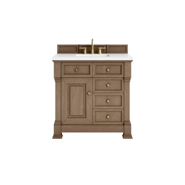 James Martin Brookfield 36" Single Vanity with 3 CM Countertop - Luxe Bathroom Vanities