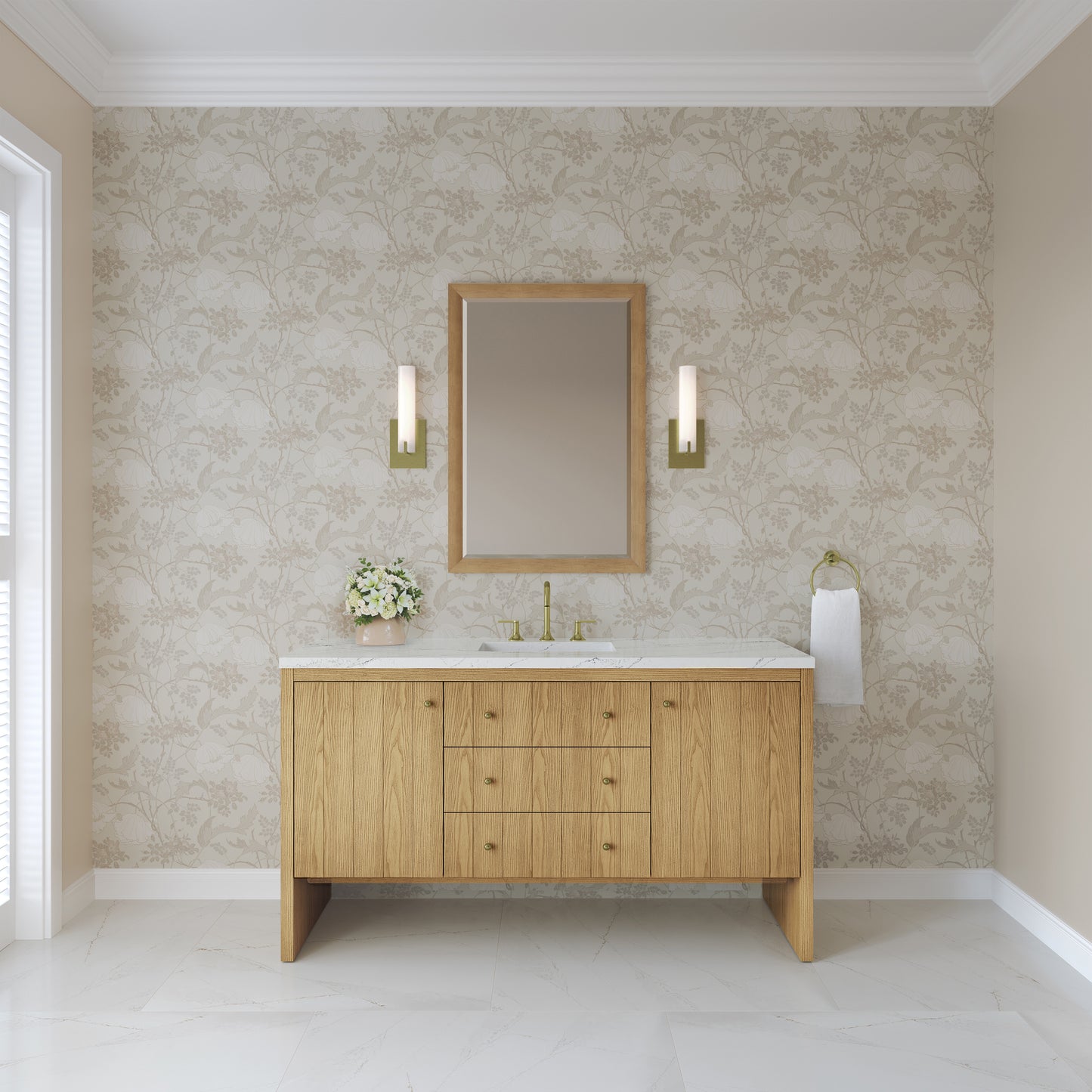 James Martin Hudson 60" Single Vanity with 3 CM Countertop