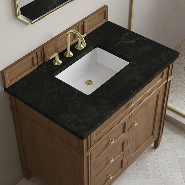 James Martin Brittany 36" Single Vanity with 3 Countertop