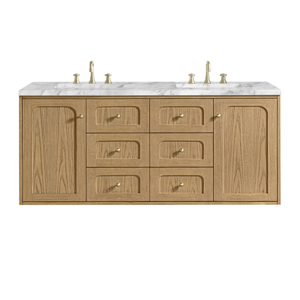 James Martin Laurent 60" Double Vanity with 3 CM Countertop