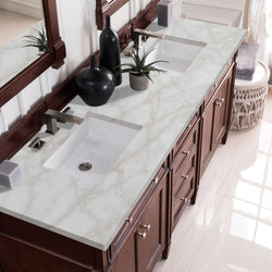 James Martin Brittany 72" Double Vanity with 3 CM Countertop