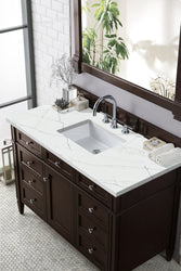 James Martin Brittany 48" Single Vanity with 3 CM Countertop & FreePower Wireless Charger