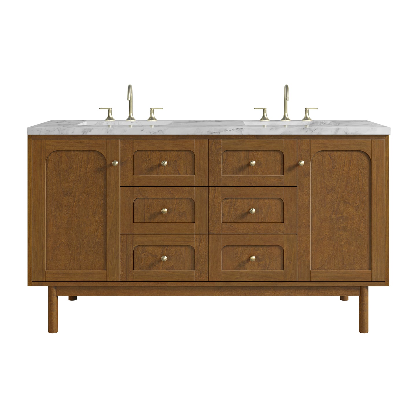James Martin Laurent 60" Double Vanity with 3 CM Countertop