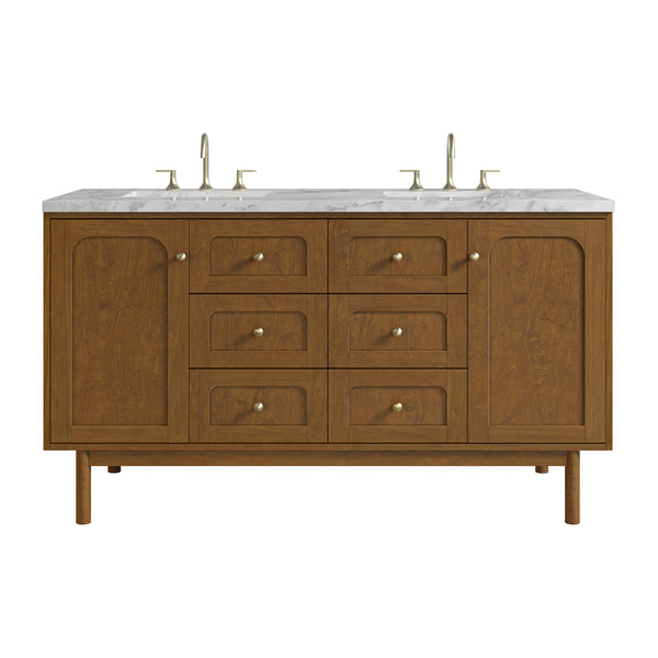 James Martin Laurent 60" Double Vanity with 3 CM Countertop