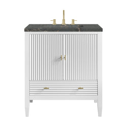 James Martin Myrrin 30" Single Vanity with 3 CM Countertop
