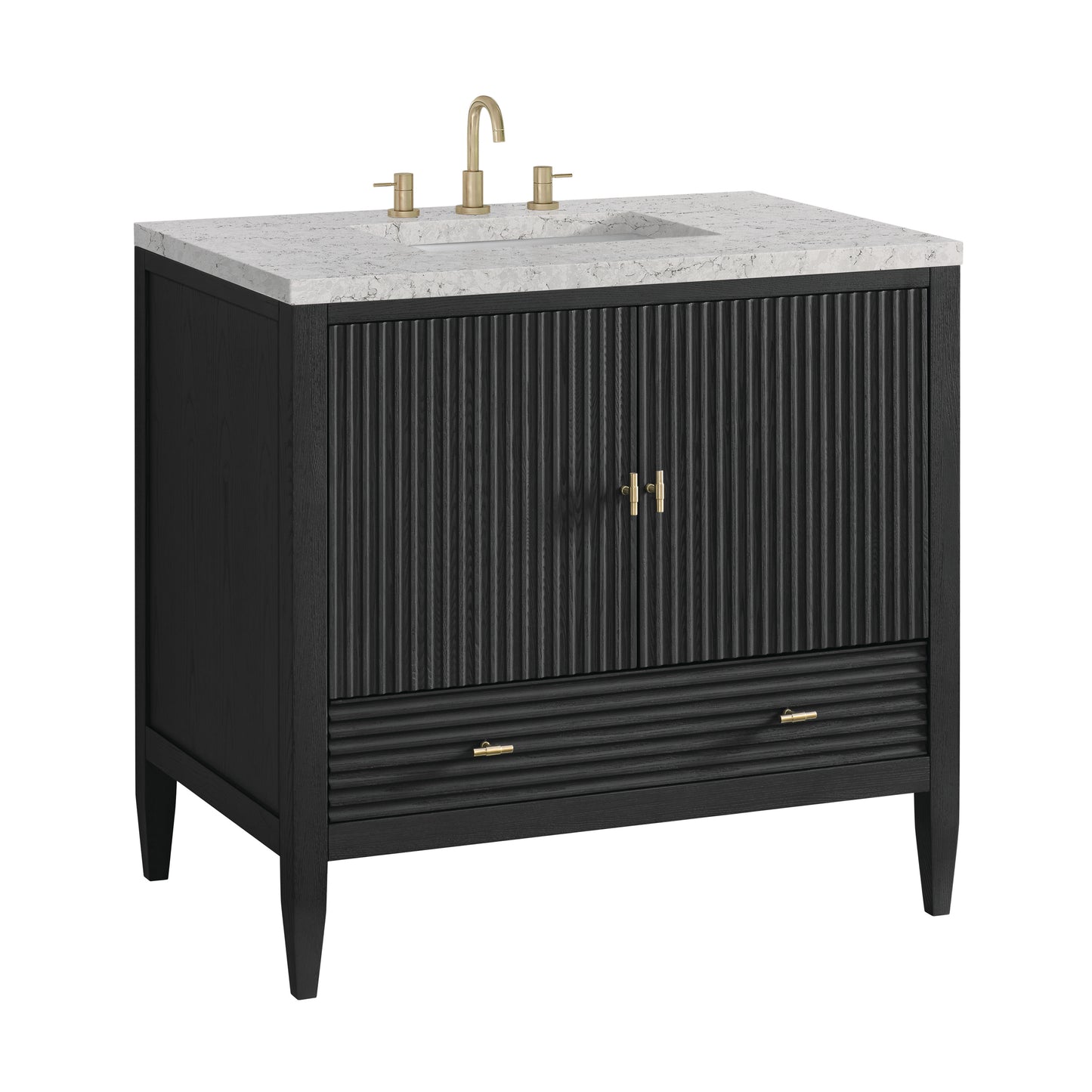 James Martin Myrrin 36" Single Vanity with 3 CM Countertop
