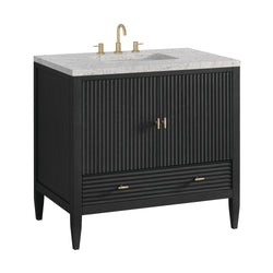 James Martin Myrrin 36" Single Vanity with 3 CM Countertop