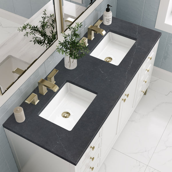 James Martin Chicago 60" Double Vanity with 3 CM Countertop