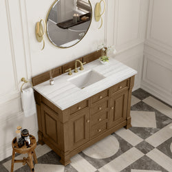 James Martin Brookfield 48" Single Vanity with 3 CM Countertop - Luxe Bathroom Vanities