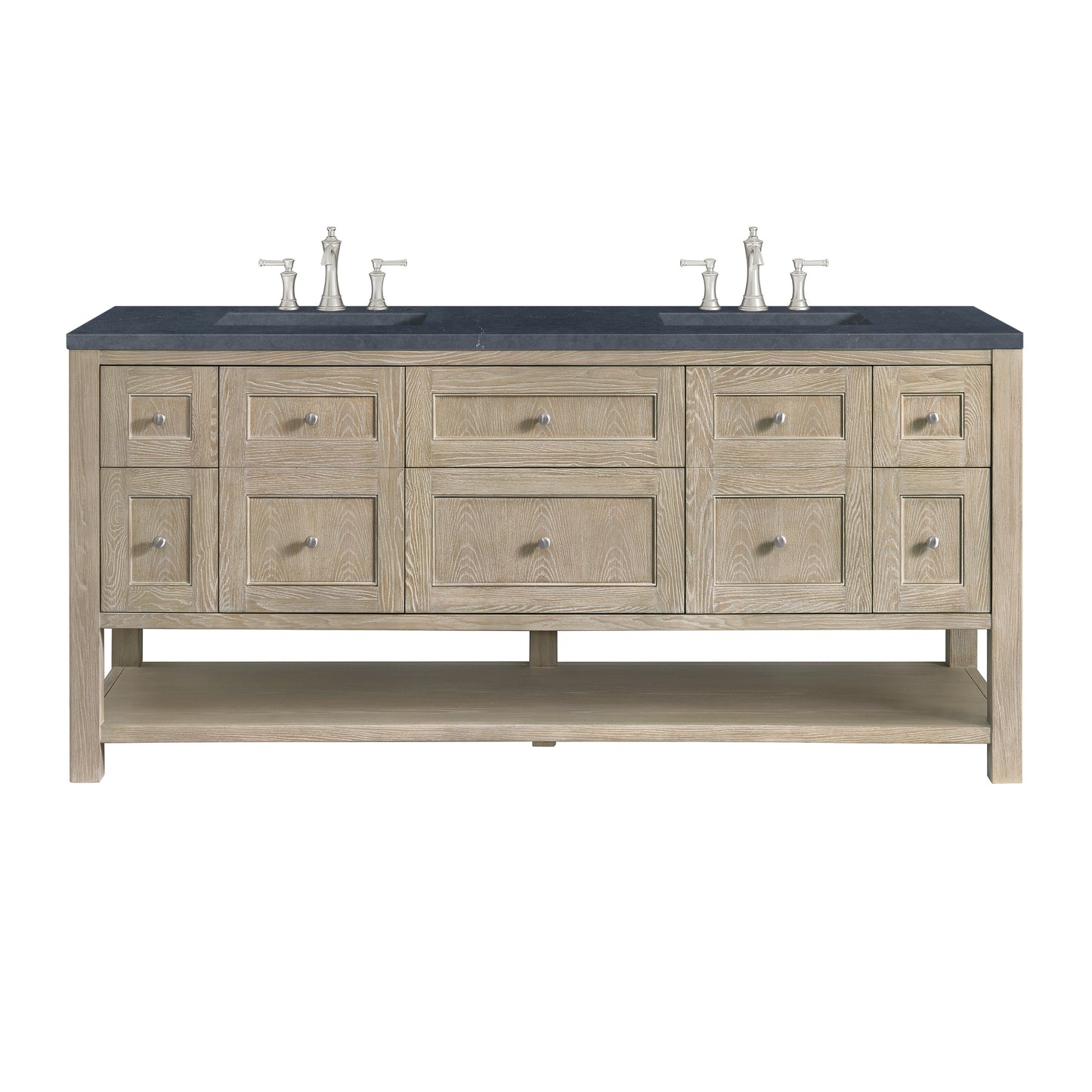 James Martin Breckenridge 72" Double Vanity w/ 3 CM Countertop