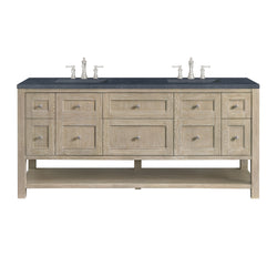 James Martin Breckenridge 72" Double Vanity w/ 3 CM Countertop