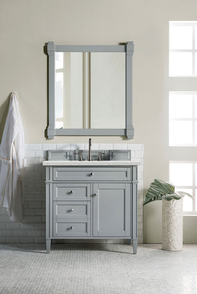 James Martin Brittany 36" Single Vanity with 3 Countertop