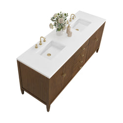 James Martin Myrrin 72" Double Vanity with 3 CM Countertop