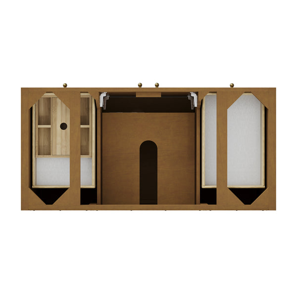 James Martin Hudson 48" Single Vanity with Single Hole 3 CM White Zeus Silestone Top and Matching Backsplash