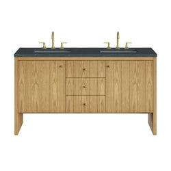 James Martin Hudson 60" Double Vanity with 3 CM Countertop