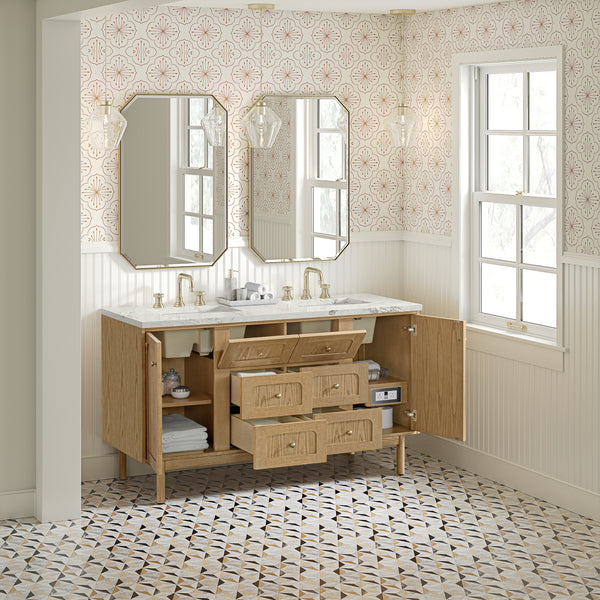 James Martin Laurent 60" Double Vanity with 3 CM Countertop