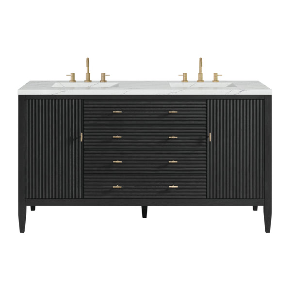 James Martin Myrrin 60" Double Vanity with 3 CM Countertop