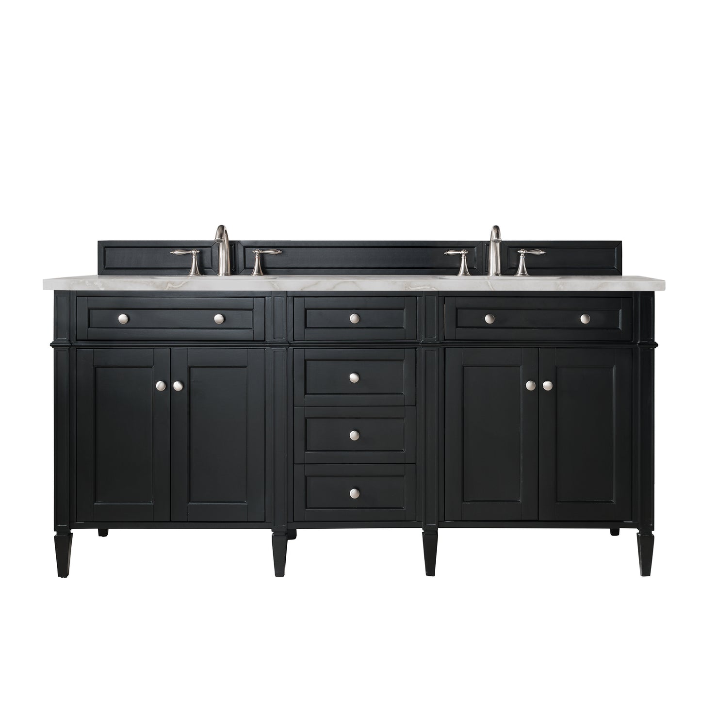 James Martin Brittany 72" Double Vanity with 3 CM Countertop