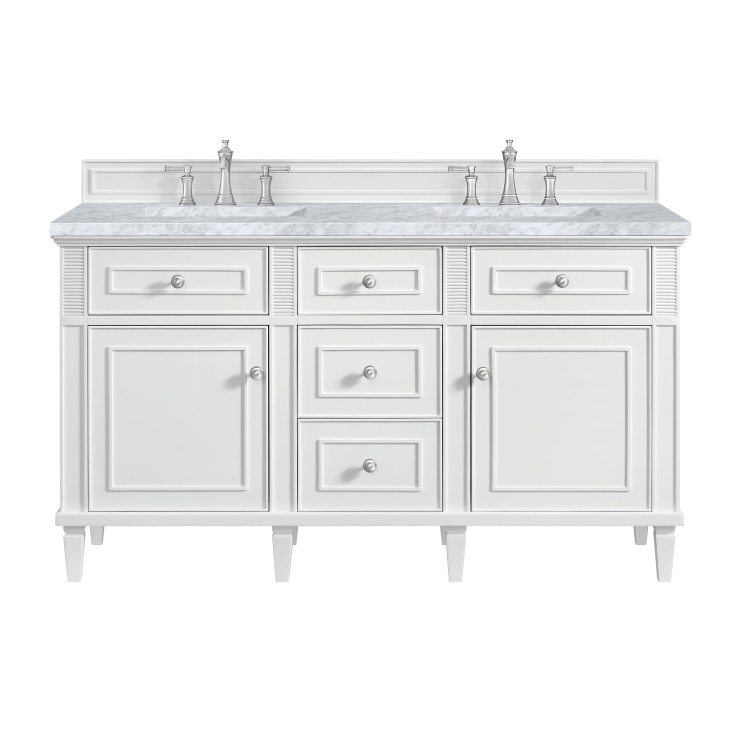 James Martin 60" Lorelai Double Vanity - Luxe Bathroom Vanities