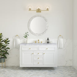 James Martin Chicago 48" Single Vanity with 3 CM Countertop