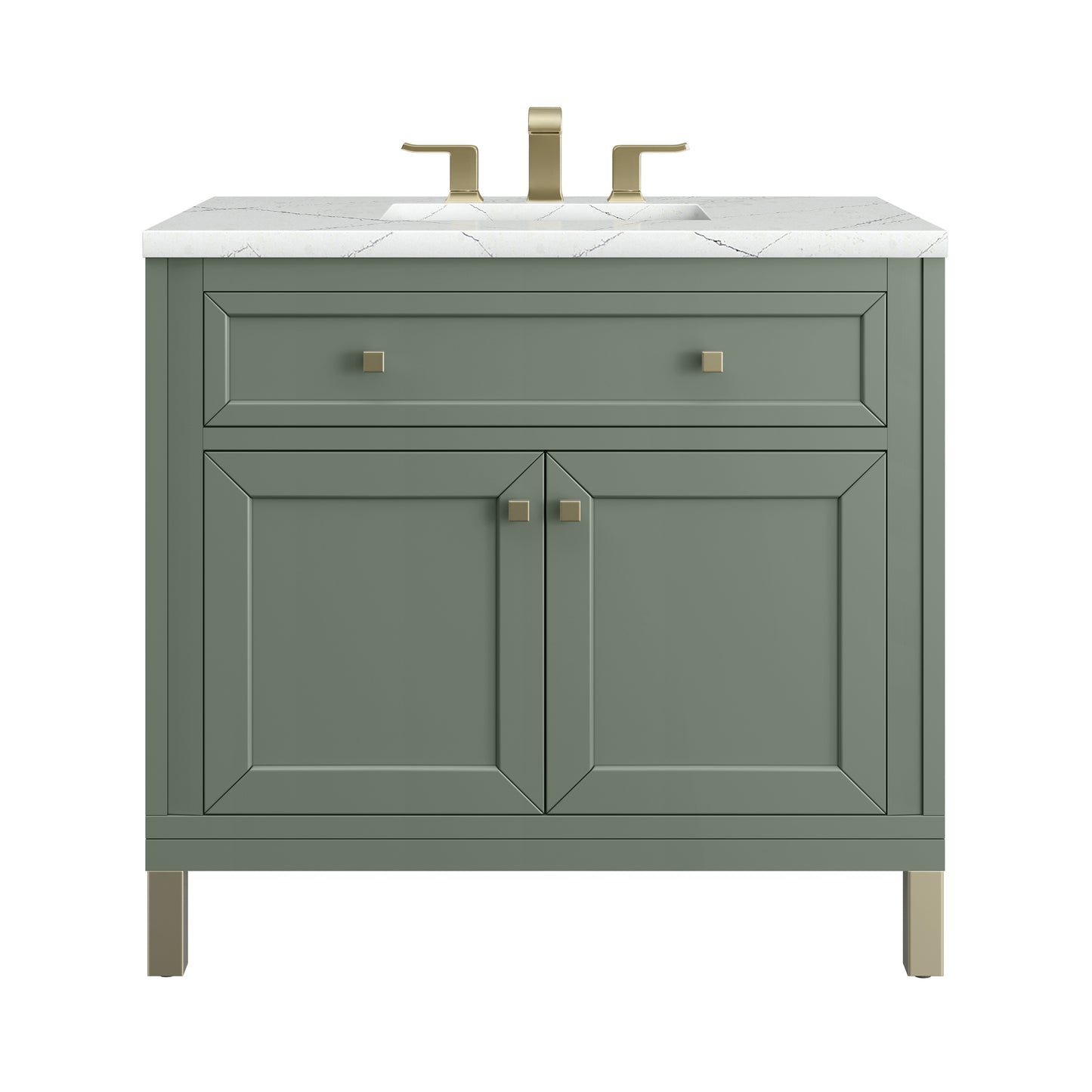 James Martin Chicago 36" Single Vanity with 3 CM Countertop