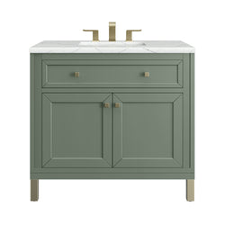 James Martin Chicago 36" Single Vanity with 3 CM Countertop