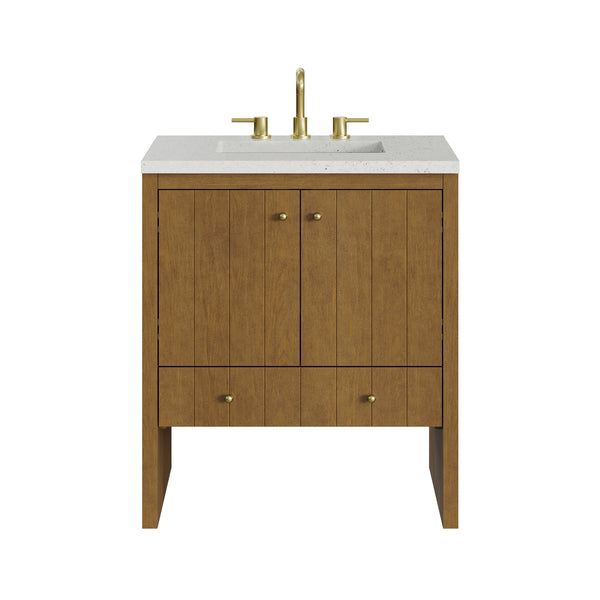 James Martin Hudson 30" Single Vanity with 3 CM Countertop