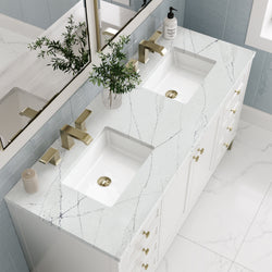 James Martin Chicago 60" Double Vanity with 3 CM Countertop