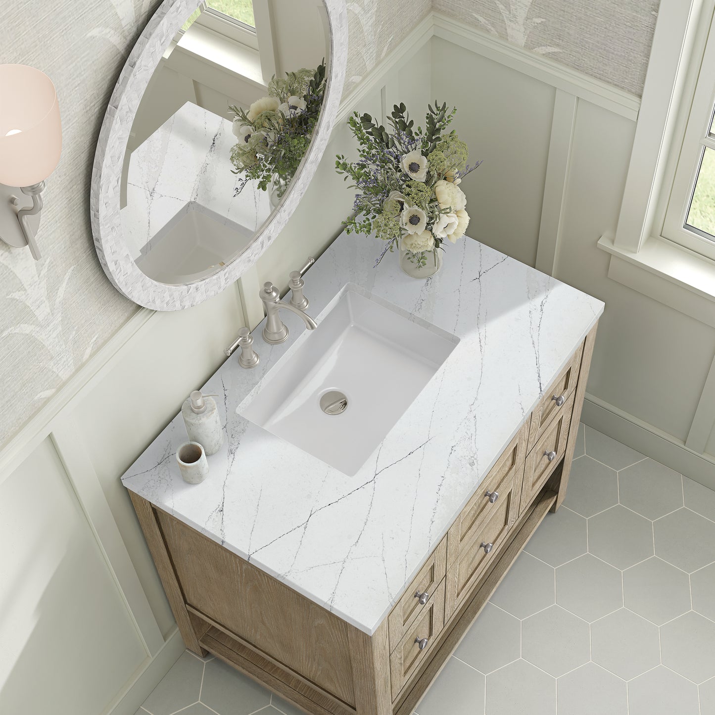 James Martin Breckenridge 36" Single Vanity w/ 3CM Countertop
