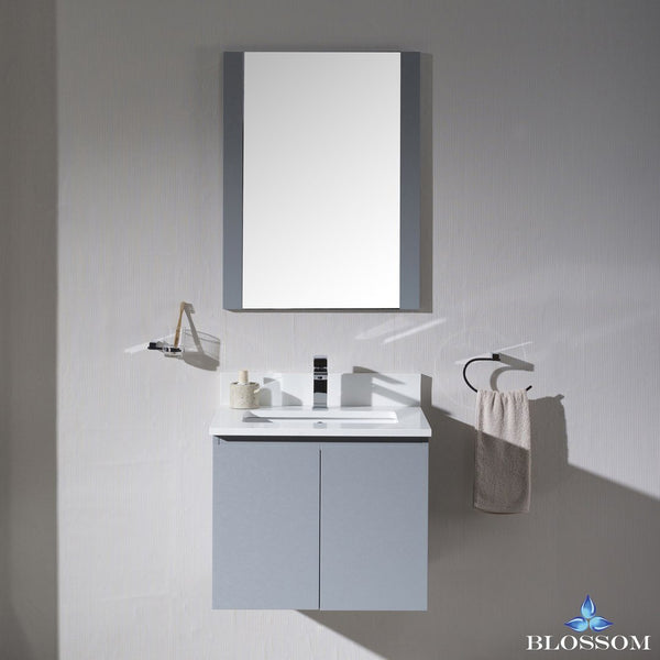 Blossom Monaco 24" Wall Mount w/ Medicine Cabinet - Luxe Bathroom Vanities Luxury Bathroom Fixtures Bathroom Furniture