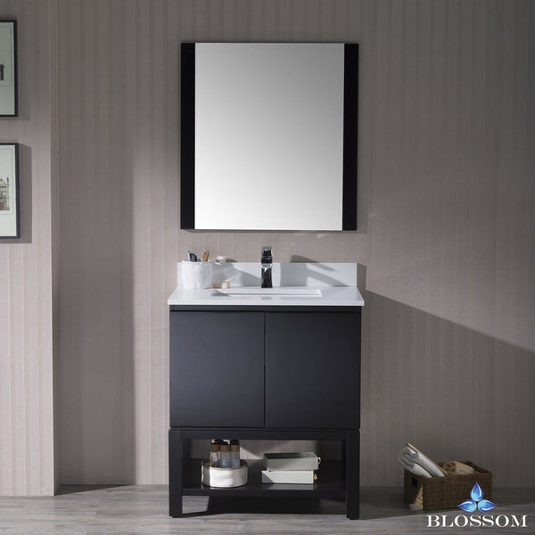 Blossom Monaco 30" w/ Mirror - Luxe Bathroom Vanities Luxury Bathroom Fixtures Bathroom Furniture