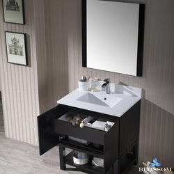 Blossom Monaco 30" w/ Mirror - Luxe Bathroom Vanities Luxury Bathroom Fixtures Bathroom Furniture