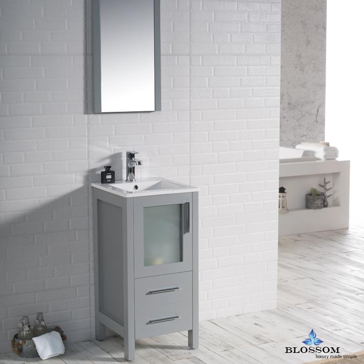 Blossom Sydney 16" w/ Mirror - Luxe Bathroom Vanities Luxury Bathroom Fixtures Bathroom Furniture