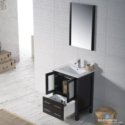 Blossom Sydney 24" w/ Mirror - Luxe Bathroom Vanities Luxury Bathroom Fixtures Bathroom Furniture
