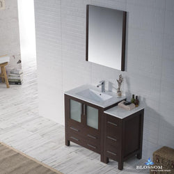 Blossom Sydney 42" w/ Side Cabinet - Luxe Bathroom Vanities Luxury Bathroom Fixtures Bathroom Furniture